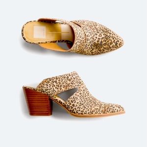 Dolce Vita suede heeled mule